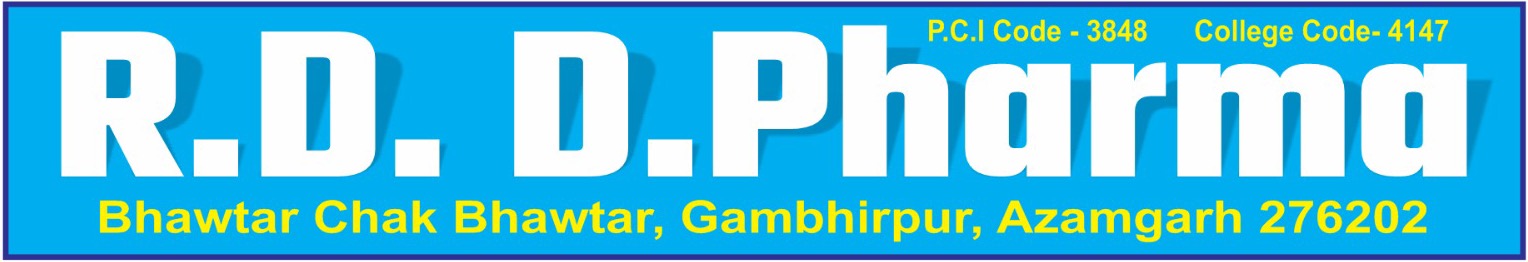 R.D. D.Pharma College โ Bhawtar Chak Bhawtar, Gambhirpur, Azamgarh 276202